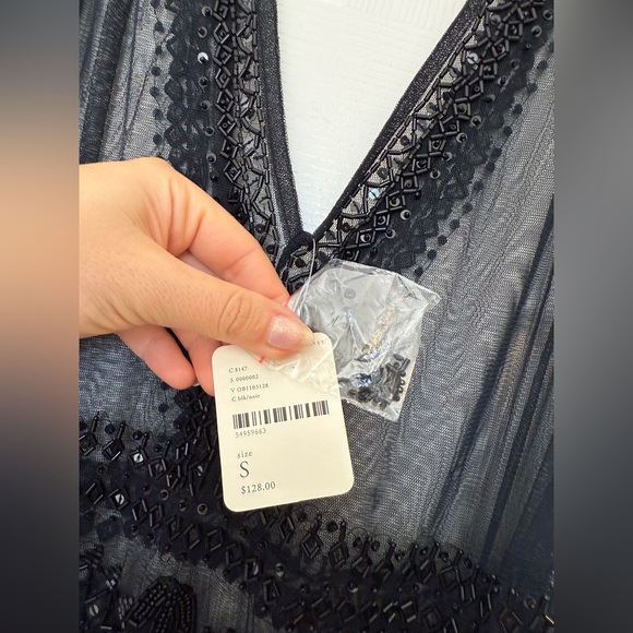 New Free People transparent Black Sleeveless Dress - Picture 4 of 13